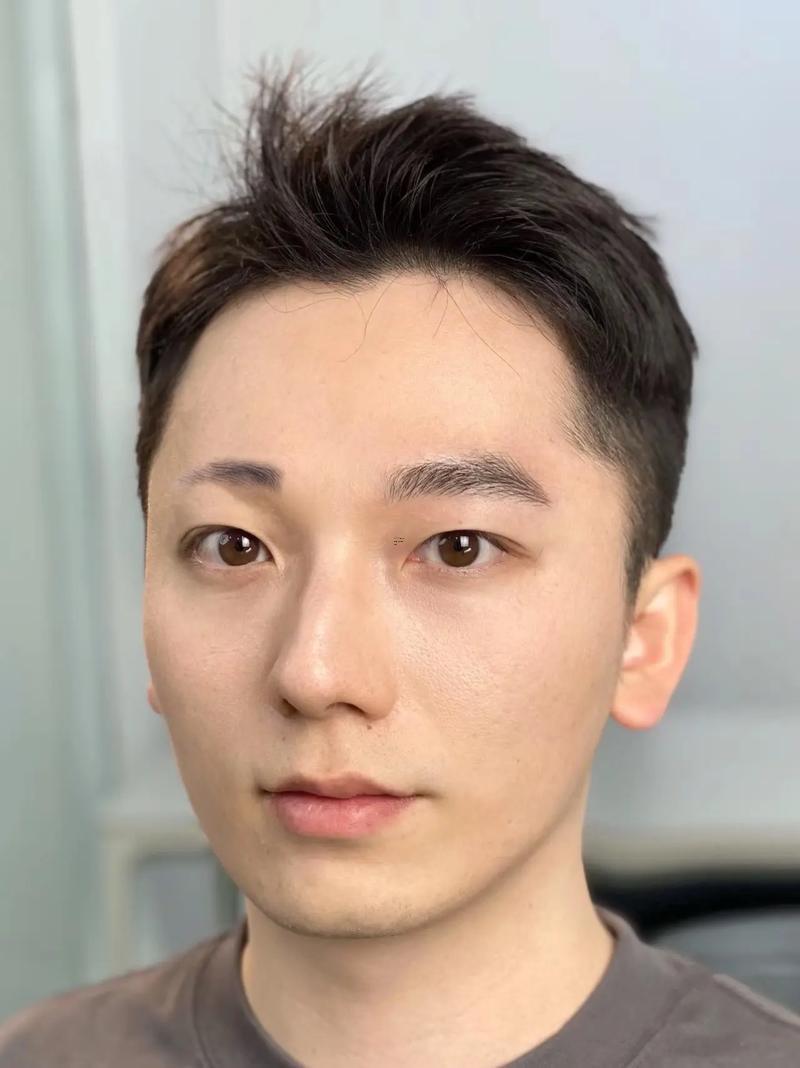 眉毛濃的男人