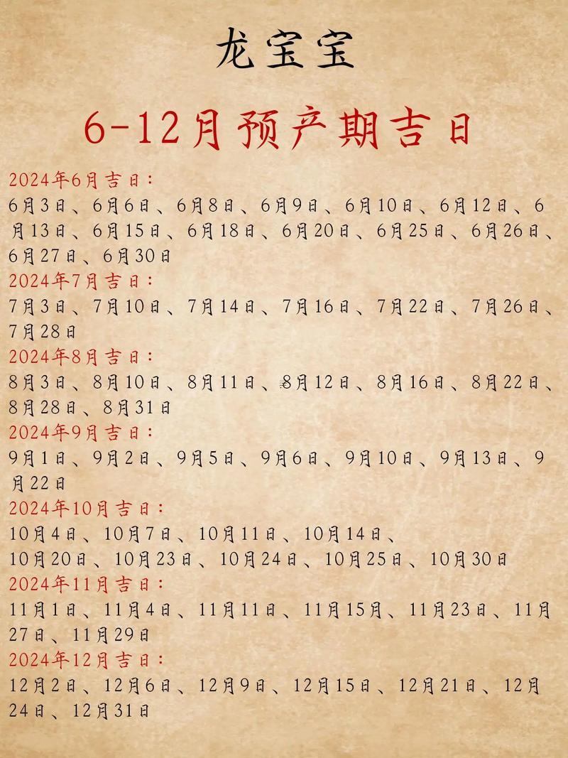 2025年12月最佳生子吉日