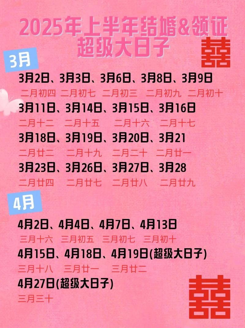 2025年9月訂婚吉日查詢