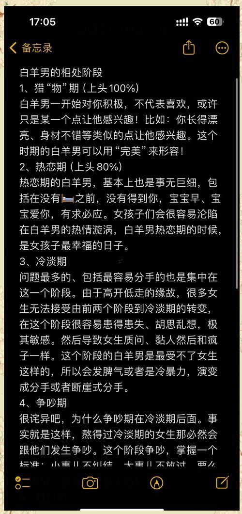 跟白羊男談戀愛
