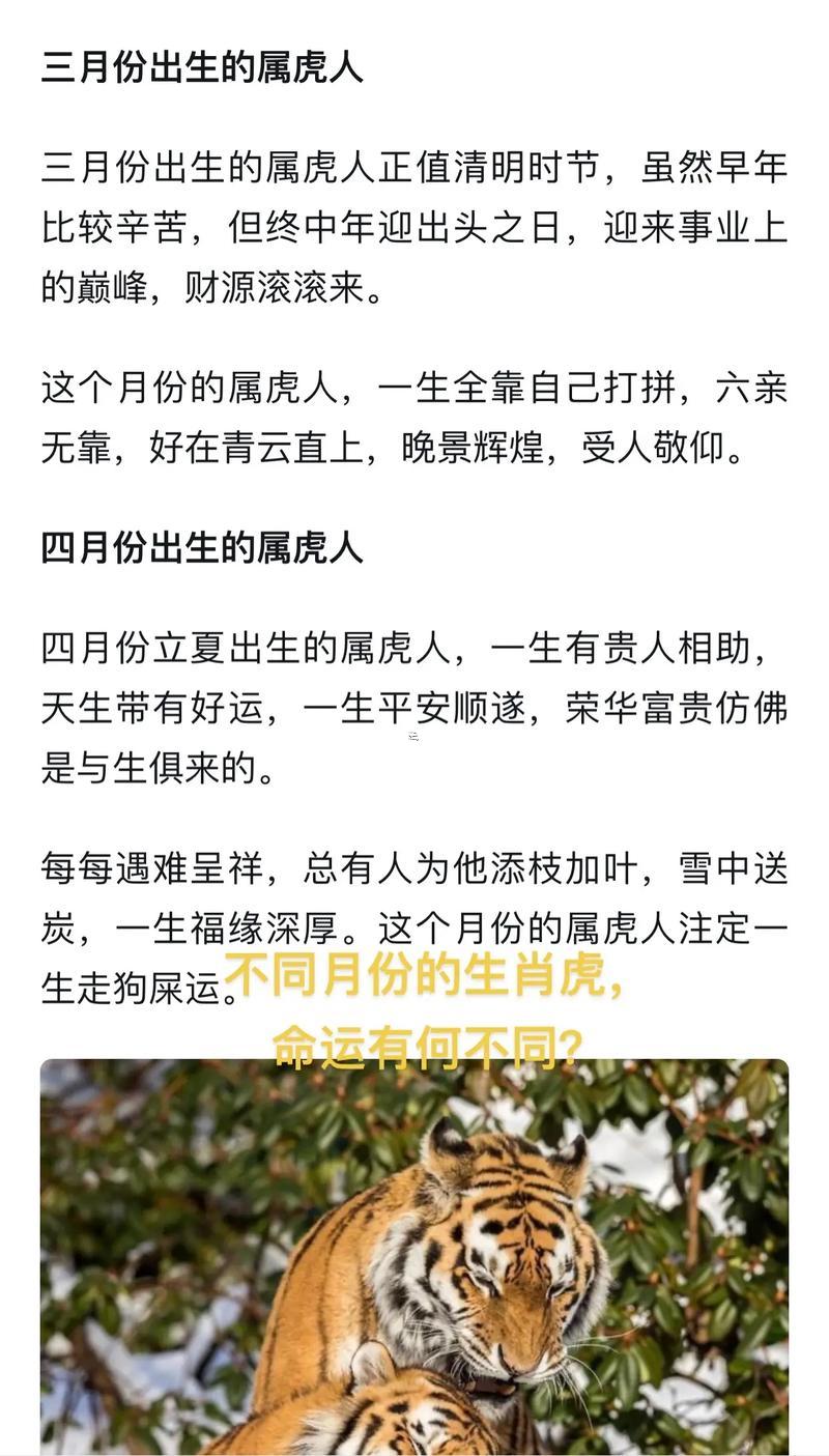 屬虎人九月出生好不好女