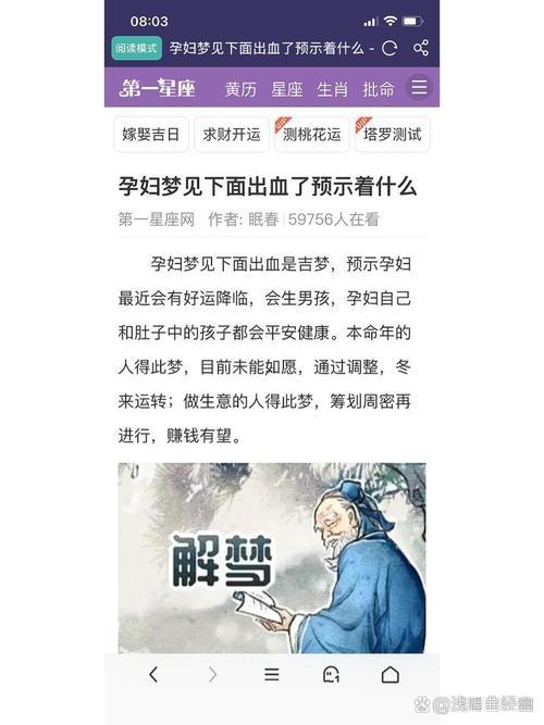 夢見流血