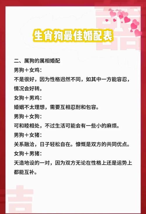 狗配對(duì)生肖