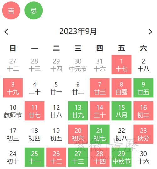 九月四曰這天是黃道吉日嗎