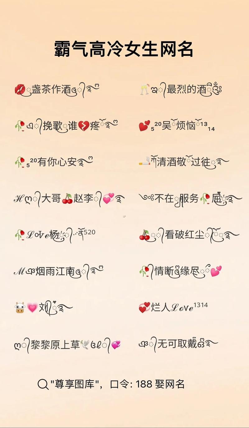 女生網(wǎng)名吧