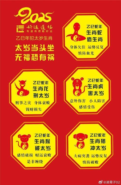 2025犯太歲的生肖有哪幾個(gè)