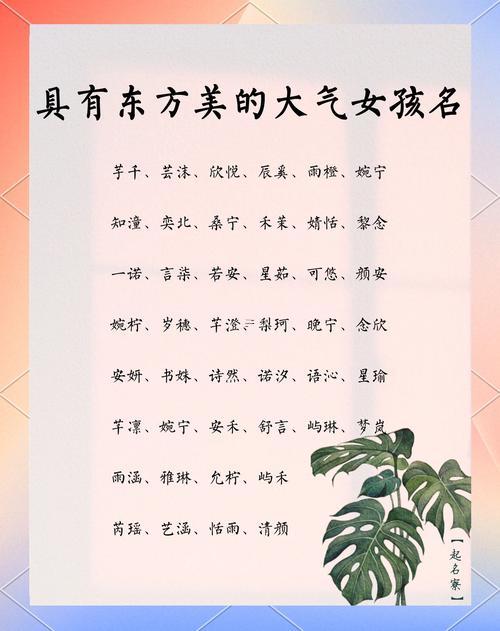好聽(tīng)的女人名字