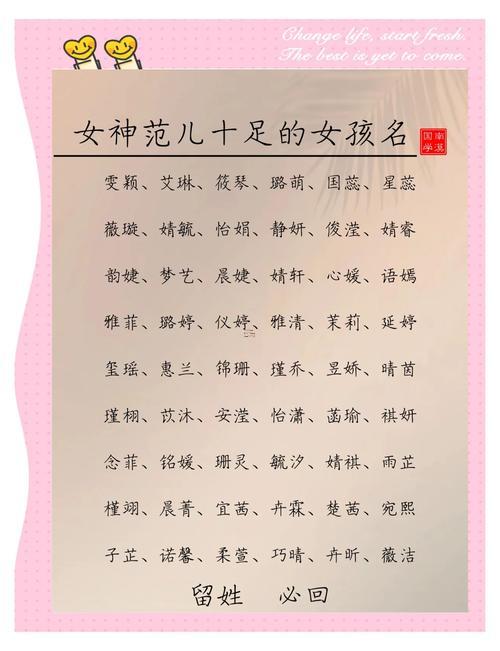 女孩名字2021年名字大全