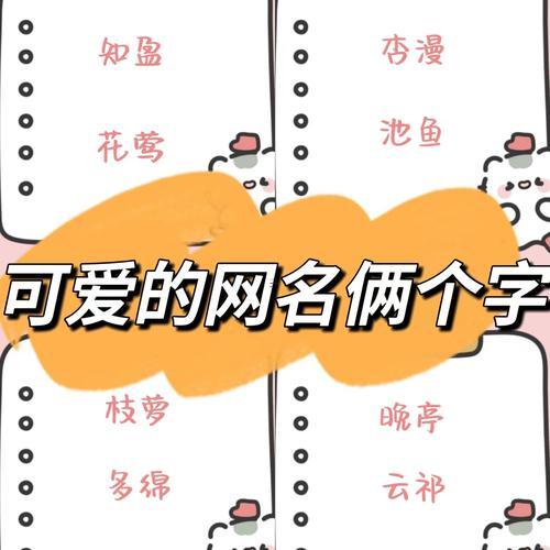 簡(jiǎn)短可愛名字呆萌