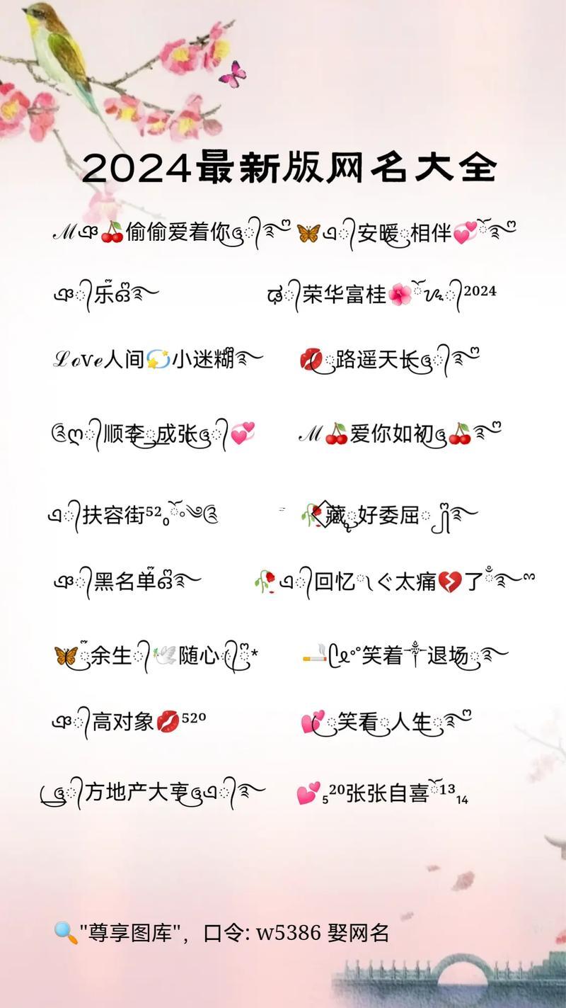 最紅微信名