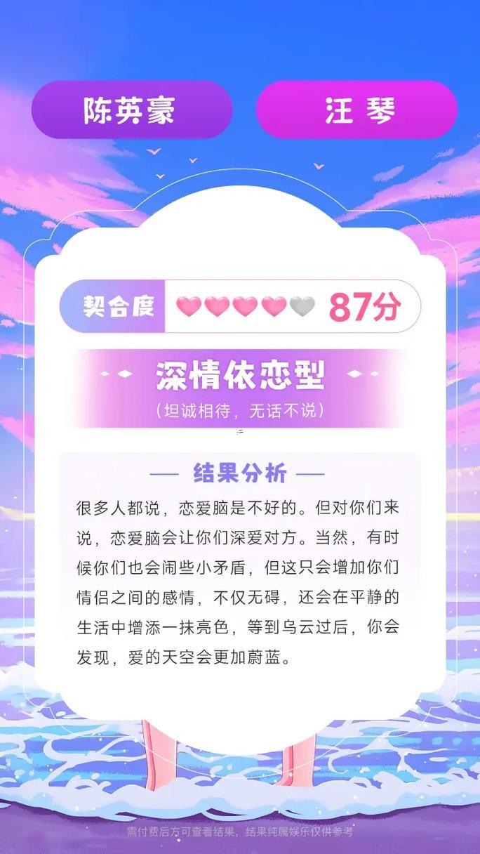 配對測試愛情