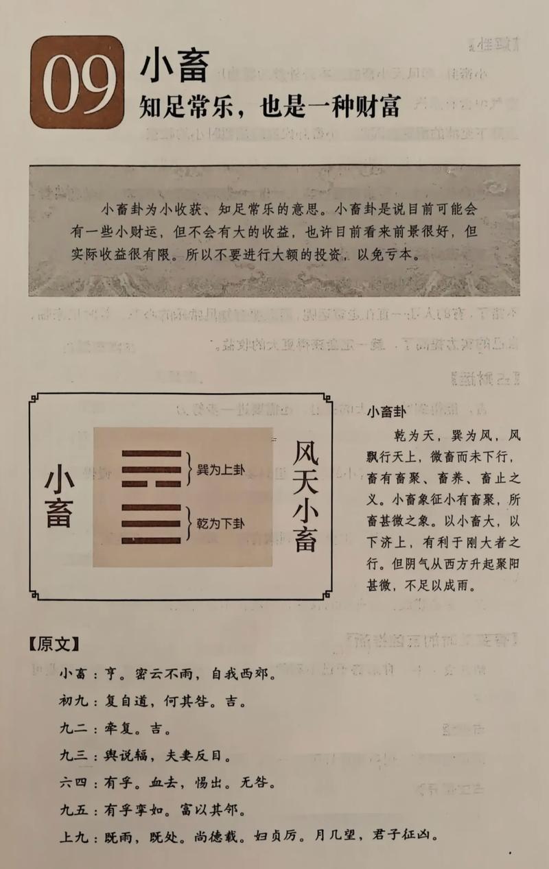 風天小畜卦