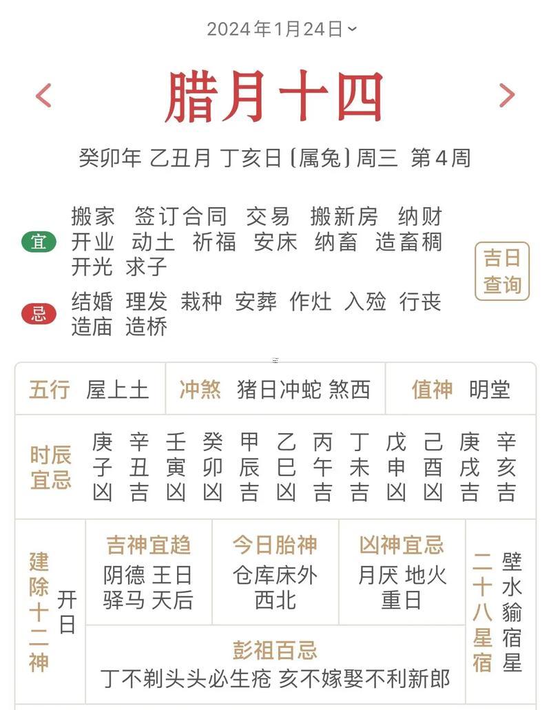 黃歷1月17日宜忌查詢