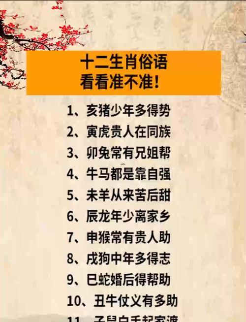 十二屬相排序