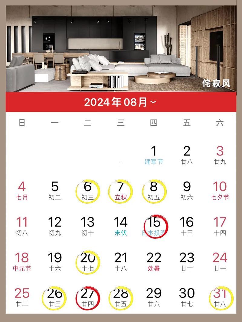 2025年10月裝修吉日指南