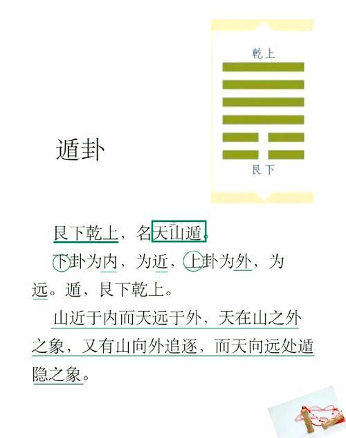 天山遁卦問姻緣