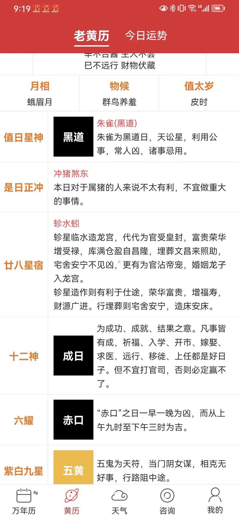 這個星期哪個日子是黃道吉日