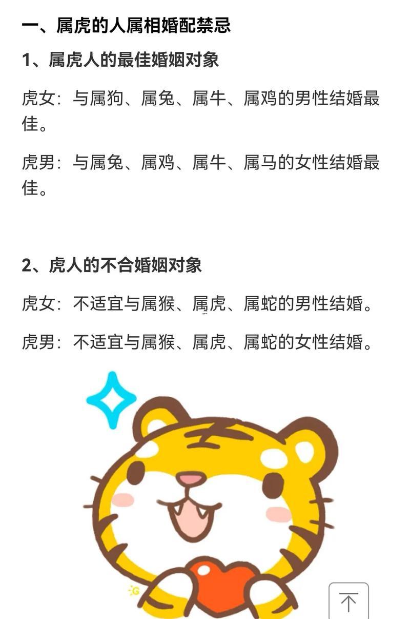 屬虎女的最佳婚配