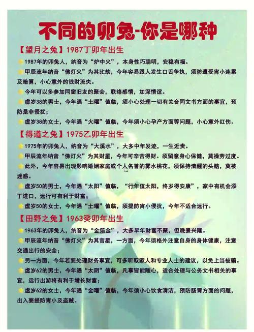 屬兔年運勢還有運程詳解