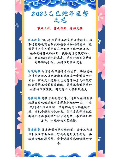 屬龍2025年運(yùn)勢(shì)以及運(yùn)程詳解每月