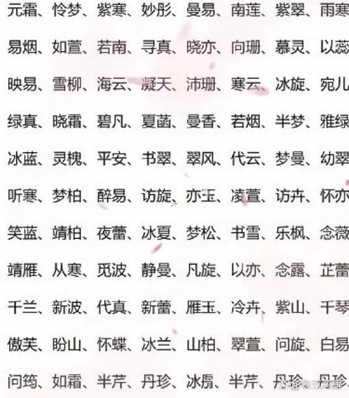 姐妹網(wǎng)名