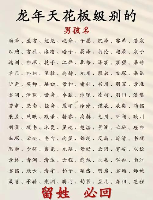 霸氣家族名字