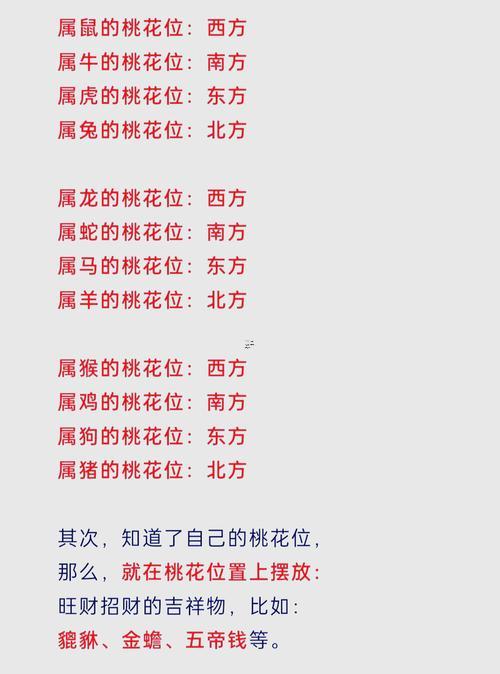 桃花指什么生肖