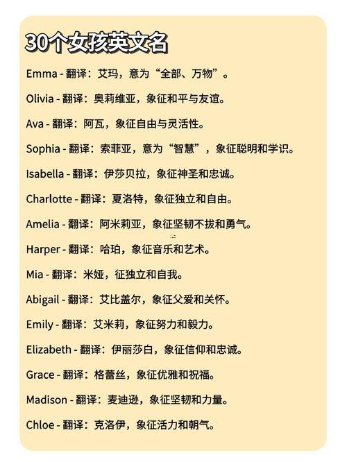 起個(gè)英文名