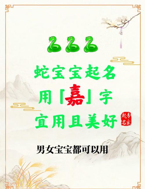 嘉字女孩名字大全
