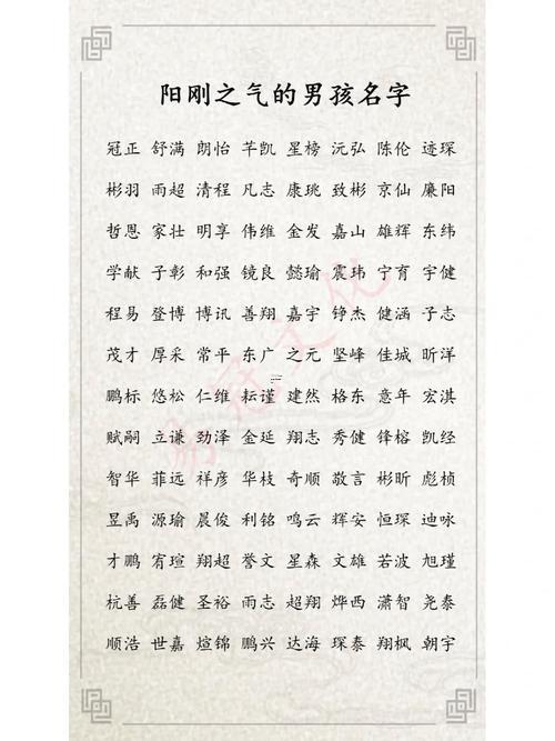取名字男孩