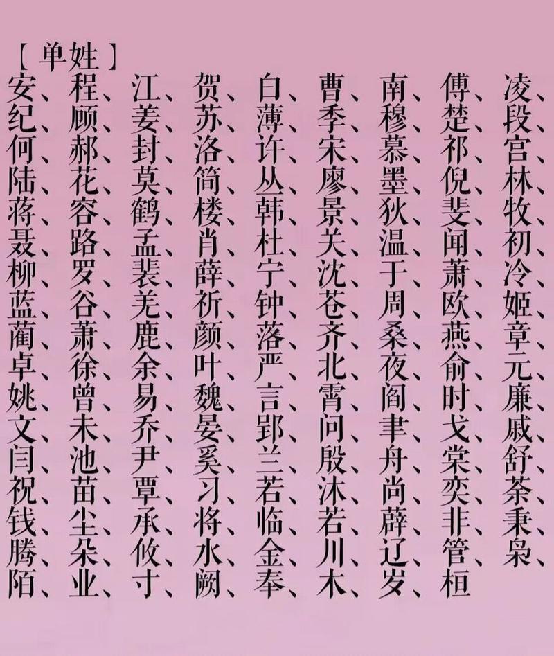 稀少好聽的單字