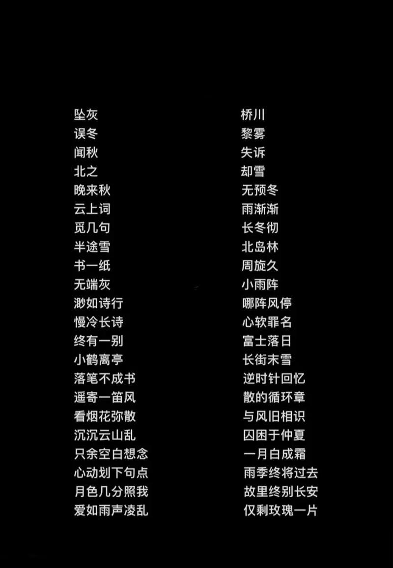 霸氣十足的游戲id