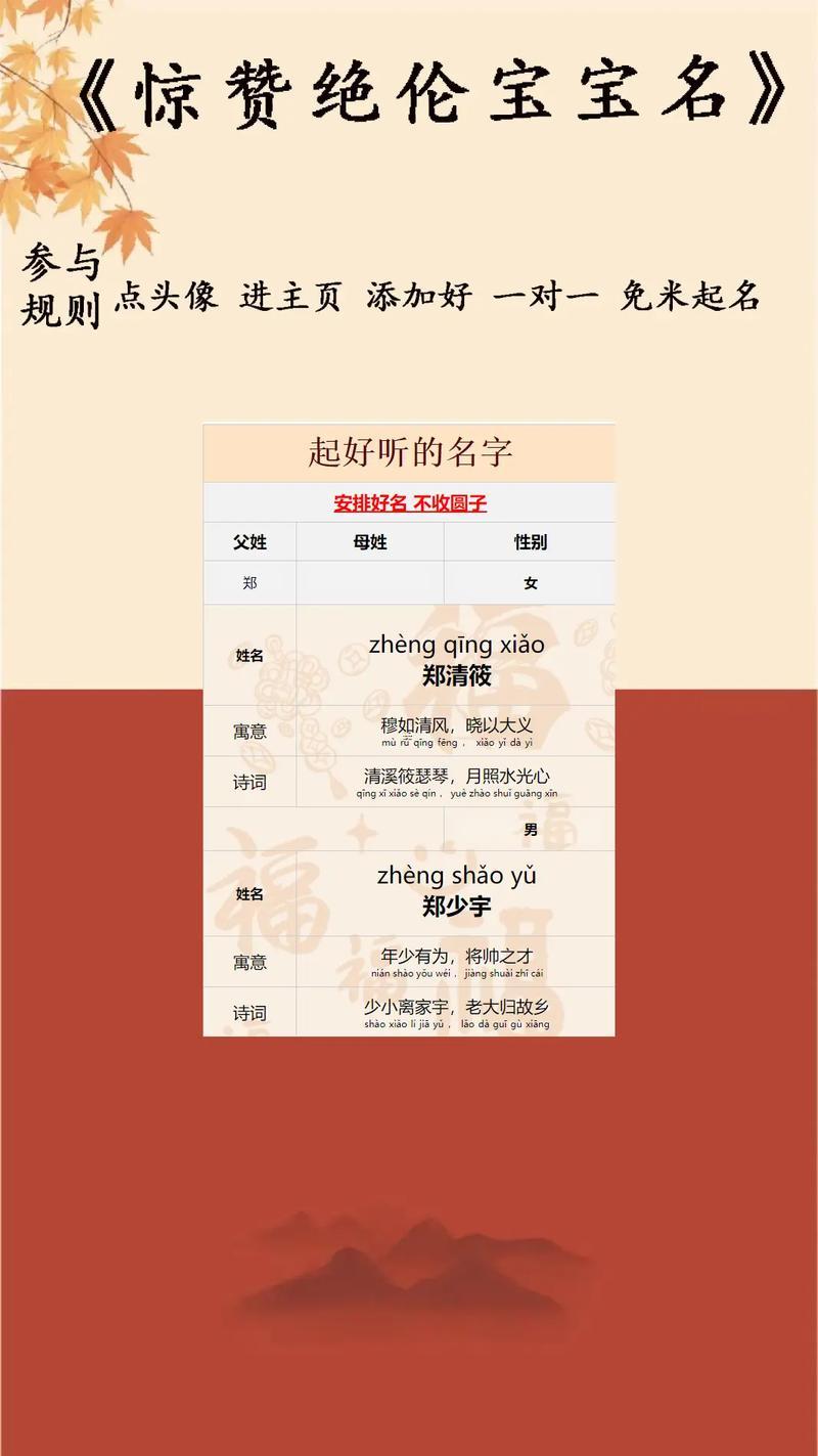 鄭氏取名大全男孩屬虎