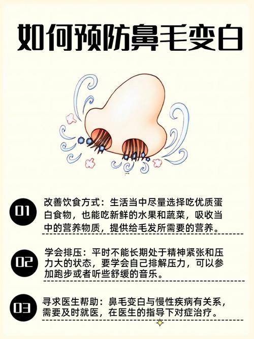 鼻子上長毛