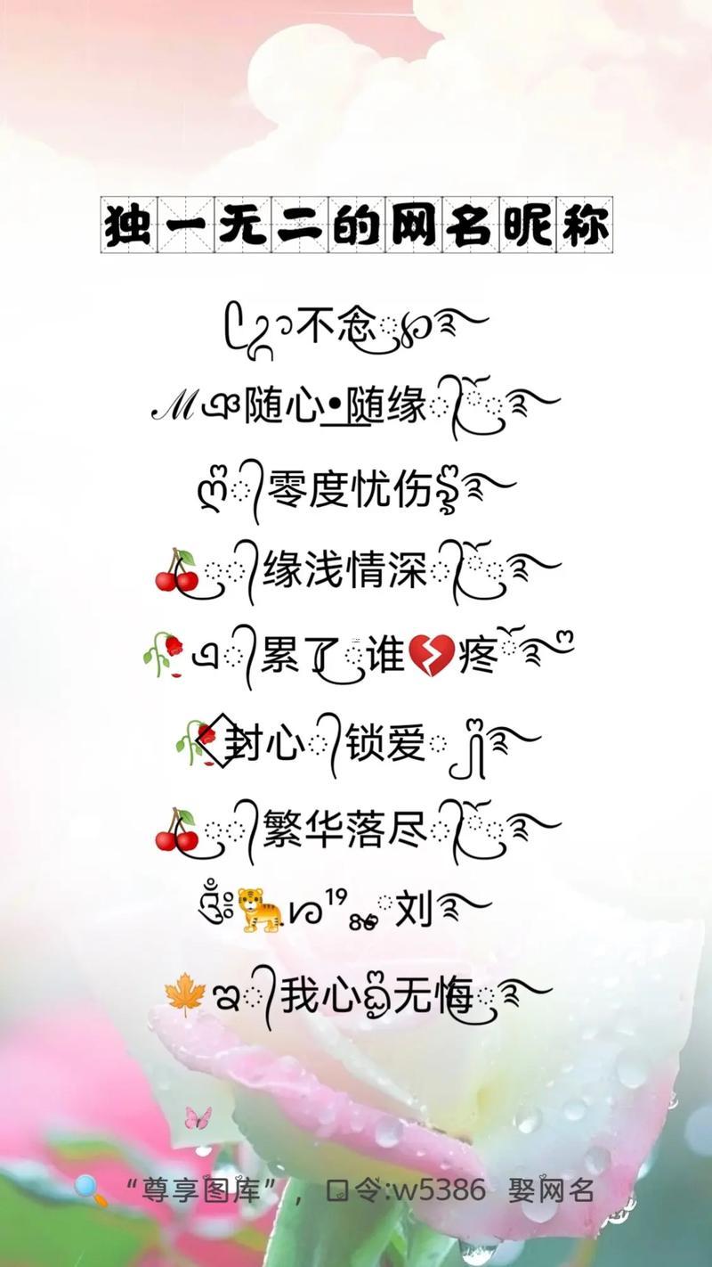 網(wǎng)絡(luò)名字大全