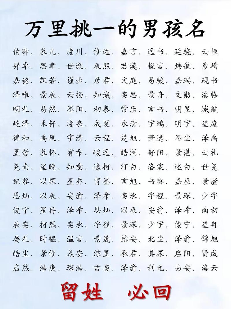 起名大全免費取名