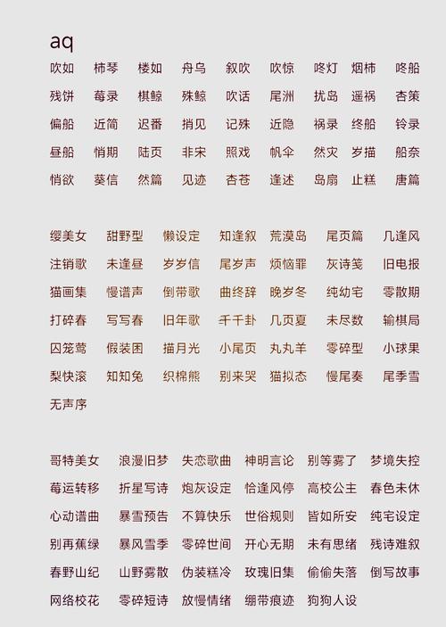 游戲人物名字