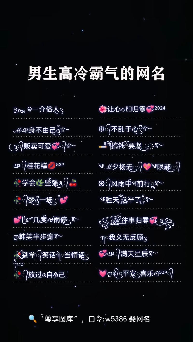 高情商得網(wǎng)名男