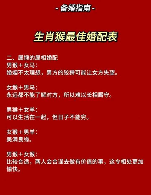 猴子跟著誰屬相婚配