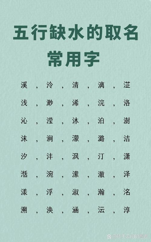孩子起名缺土缺水