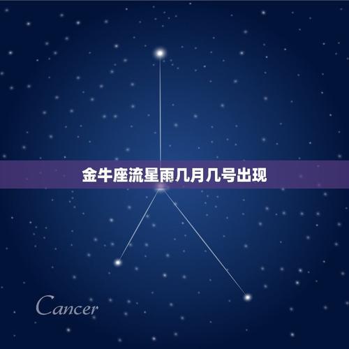 今年金牛座流星雨是幾月幾日