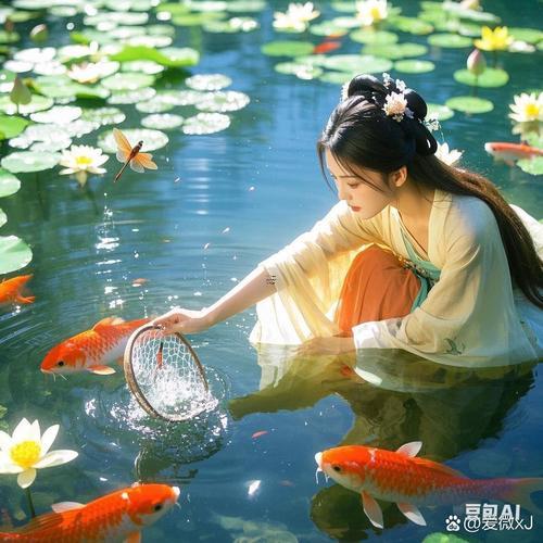 夢見在水里抓魚