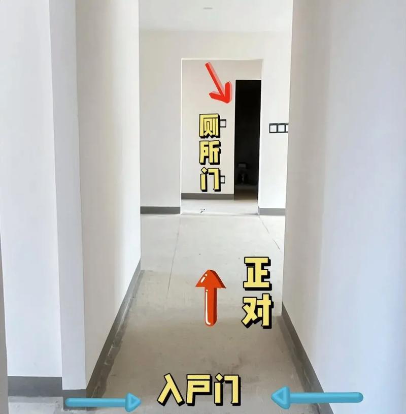 衛(wèi)生間對大門