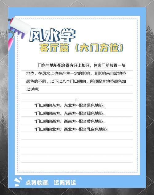 大門朝向風水