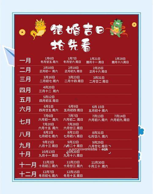 2026年六月領證吉日
