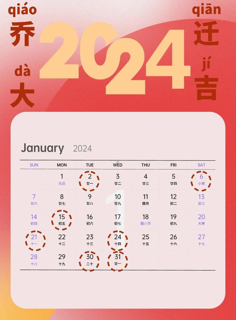 喬遷陽歷八月吉日