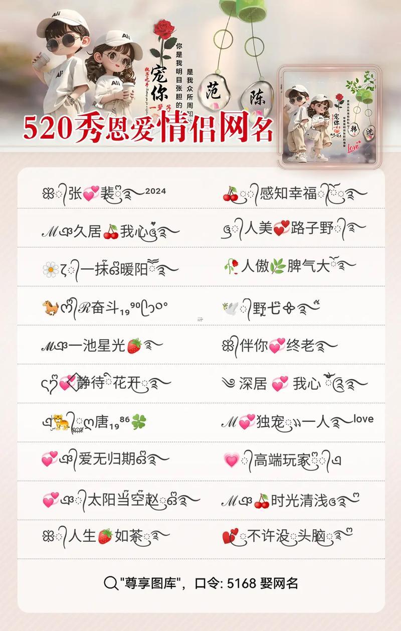 又萌又可愛的情侶網(wǎng)名一男一女