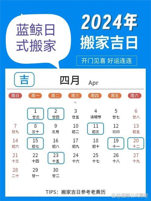 陰歷2026年4月黃道吉日查詢表