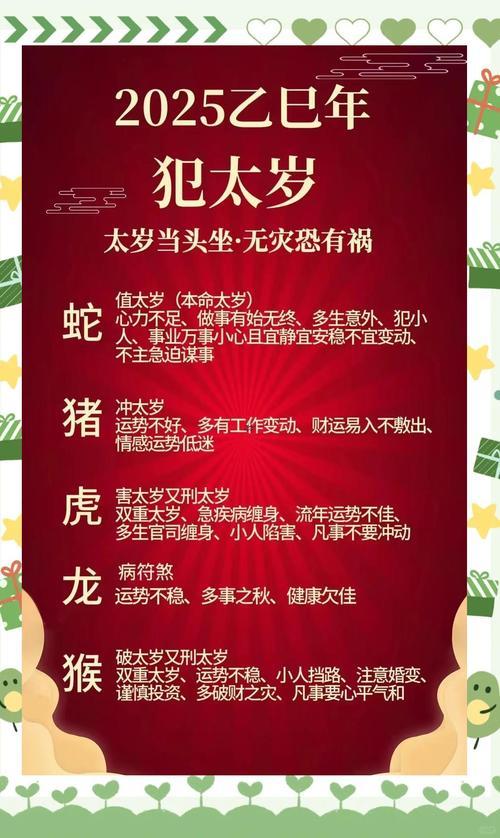 2025年龍年犯太歲怎么破解