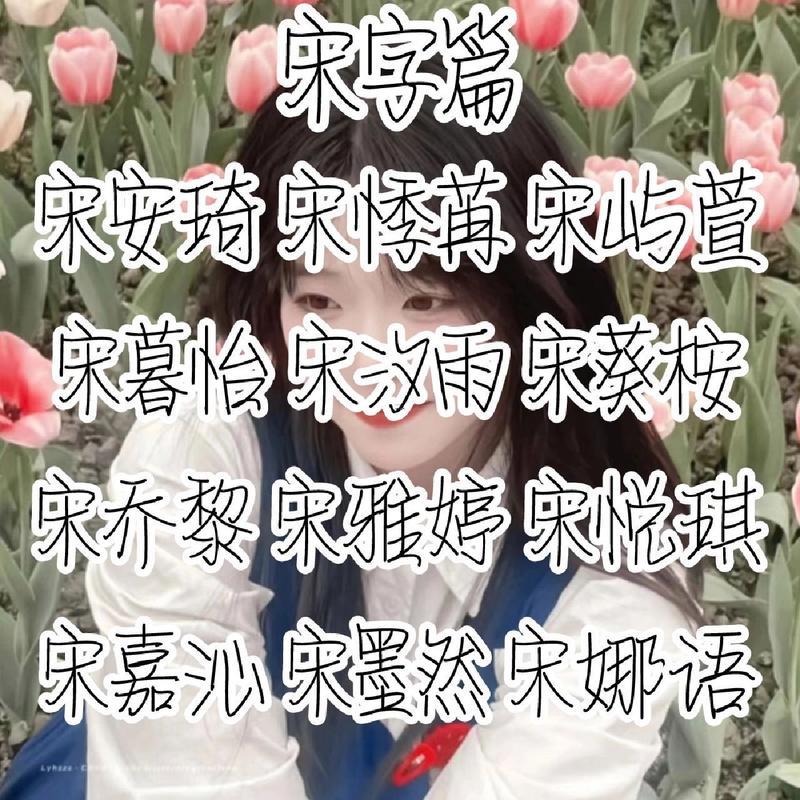姓宋女孩名字